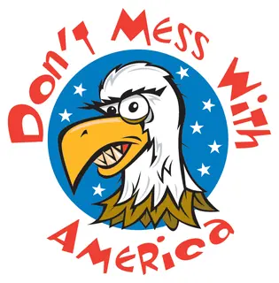 Patriotic 8 decal