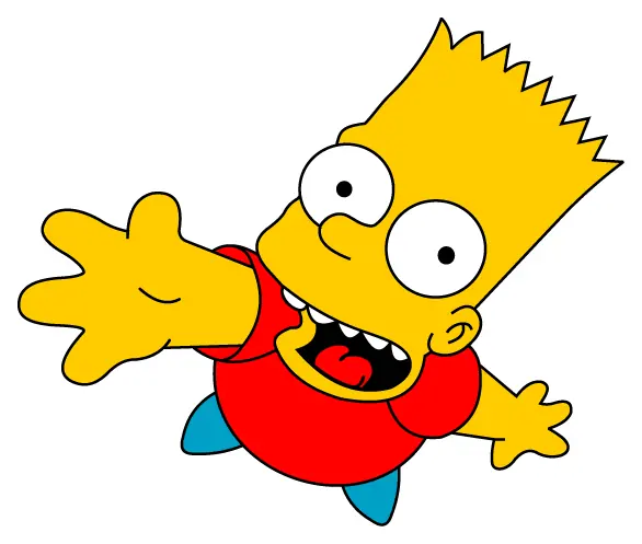 Bart Simpson 001 decal
