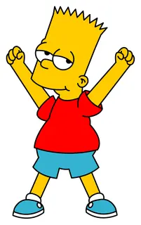 Bart Simpson 002 decal