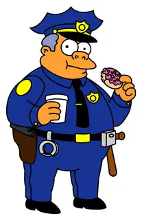 Chief Clancey Wiggum decal