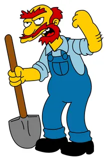Groundskeeper Willie decal