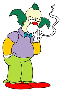 Krusty the Clown 001 decal