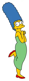 Marge Simpson decal