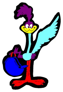Road Runner decal