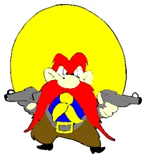 Yosemite Sam decal