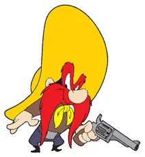 Yosemite Sam decal