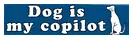 Dog is my copilot decal