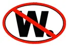 Just Say NO to W decal