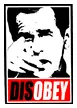 Bush Disobey decal