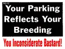 Your Parking decal