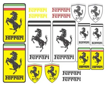 Ferrari Decals decal