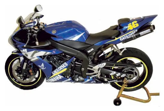 A Valentino Rossi Moto Gp Replica Kit decal