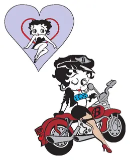 Betty Boop decal