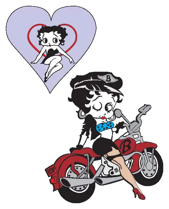 Betty Boop decal
