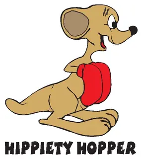 Hippiety Hooper decal