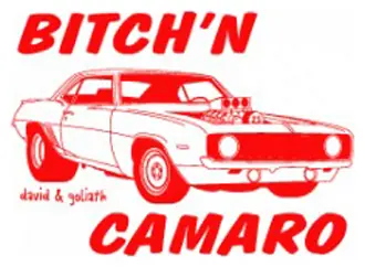 Bitch n Camero decal