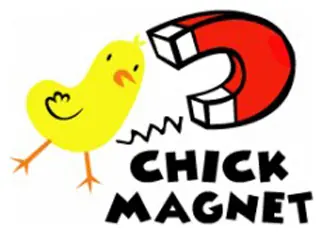 Chick Magnet decal