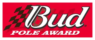 Bud Pole Award decal