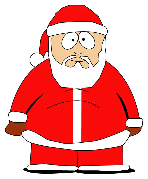 Santa decal